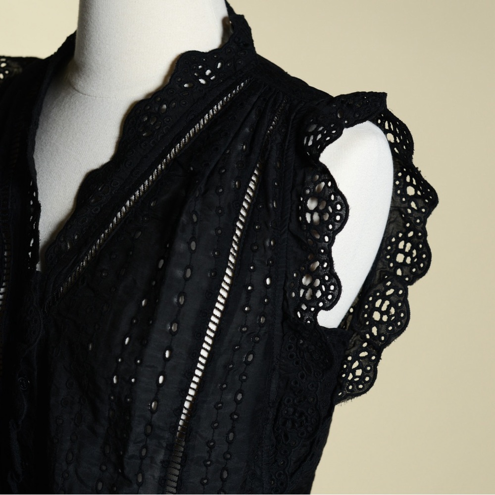 NEW WHBM Eyelet Blouse XXS - Picture 9 of 13